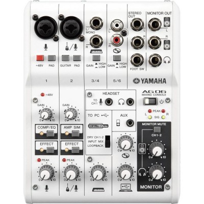 Yamaha AG-06 6 Kanal Mikser Efektli